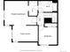 Floorplan of the second floor featuring dimensions and locations of the bedrooms, bathrooms, and Gathering room at 5722 S Addison Way # A, Aurora, CO 80016