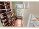 Top-down view of a home office with built-in shelving and a rolling ladder at 3773 S Dayton Way, Aurora, CO 80014