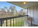 Relaxing outdoor balcony view with a cozy chair at 444 Vance St, Lakewood, CO 80226