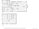 Detailed floor plan showcasing layout with living room, kitchen, bedrooms, bathrooms, and basement dimensions at 6953 W Roxbury Pl, Littleton, CO 80128