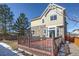 House with backyard, deck, and wooden fence at 23320 E Berry Ave, Aurora, CO 80016