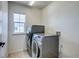 Laundry room with washer, dryer, and window at 23320 E Berry Ave, Aurora, CO 80016