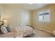 Neutral bedroom with carpet, a closet, and a window with shutters at 762 Tailings Dr, Monument, CO 80132