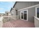 Beautiful deck with sliding glass door access perfect for enjoying outdoor living at 762 Tailings Dr, Monument, CO 80132