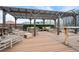 Beautiful rooftop deck with pergola, stylish seating, and city views at 1801 Wynkoop St # 411, Denver, CO 80202