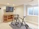 Finished basement space with natural light, making it ideal for a home gym or rec room at 360 Peregrine Cir, Broomfield, CO 80020