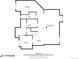 Floor plan for the basement level, includes a recreation room, utility space, wet bar, and an extra room at 2362 Spruce Way, Denver, CO 80238