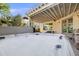 Relaxing hot tub under a pergola with ambient lighting and serene views of the surrounding landscape at 2362 Spruce Way, Denver, CO 80238