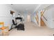 Spacious basement area offers access to a bathroom and stairway at 1901 S Union Pl, Lakewood, CO 80228