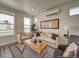 Cozy living room featuring bright walls, comfortable seating, and a stylish rug at 13151 E 103Rd Pl, Commerce City, CO 80022