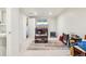 Finished basement with a tv, furniture, and carpet at 5109 S Malta Way, Centennial, CO 80015