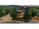 Stunning home exterior with manicured landscaping, a circular driveway, and a charming neighborhood setting at 3041 Starling Ct, Castle Rock, CO 80109