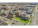 Aerial view showing home's location in a residential neighborhood at 7932 E 49Th Pl, Denver, CO 80238