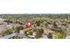 Aerial view of townhomes, nestled amongst lush greenery with nearby park and commercial area at 7110 S Gaylord St # O7, Centennial, CO 80122