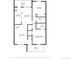 Detailed floorplan showcasing the layout of the home, including dimensions of each room and balcony at 7110 S Gaylord St # O7, Centennial, CO 80122