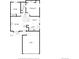 Detailed floor plan showcasing layout of the home including bedrooms, living areas, kitchen, and garage at 2390 N Springwood Ct, Lafayette, CO 80026