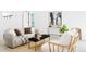 Bright living room featuring modern furnishings, an art piece, and a cozy ambiance at 3890 N Cook St, Denver, CO 80205