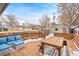 Spacious deck with seating area, offering city views at 1342 Lipan St, Denver, CO 80204