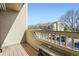 Inviting deck with views of the neighborhood and convenient access to parking at 11153 W 17Th Ave # 101, Lakewood, CO 80215