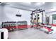 Well equipped home gym with racks, weights, and machines at 1176 Raven Ridge Rd, Idaho Springs, CO 80452