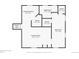 Lower-level floor plan featuring a laundry room, bathroom, and Gathering room with closet and storage space at 1901 S Adams St, Denver, CO 80210