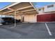 Covered carport parking adjacent to the townhouse in a well lit area at 8624 Mariposa St, Thornton, CO 80260