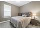 A nicely decorated bedroom with neutral tones, a comfortable queen bed, and matching furniture at 17233 W 93Rd Pl, Arvada, CO 80007