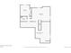 Basement floor plan showing stairs leading up to main level, Gathering room, bathroom, and bedroom at 9751 Mobile St, Commerce City, CO 80022