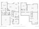 First floor plan displaying primary bedroom, bathrooms, living room, kitchen, dining room, and garage at 9751 Mobile St, Commerce City, CO 80022