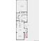 First floor blueprint shows layout of the open-concept living, kitchen, dining, and entry areas at 23762 E 33Rd Pl, Aurora, CO 80019