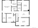 Second floor plan featuring a primary bedroom with walk-in closet, laundry room, and additional bedrooms at 10049 Granby Dr, Commerce City, CO 80022