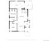 Detailed first floor plan with a kitchen, primary bedroom, bath, hall, dining area, living room, foyer, porch, and deck at 2301 E Yale Ave, Denver, CO 80210