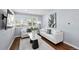 Cozy living room with modern furniture and lots of natural light at 2301 E Yale Ave, Denver, CO 80210