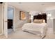 Cozy main bedroom with soft carpet, recessed lighting, and modern decor for a relaxing retreat at 2301 E Yale Ave, Denver, CO 80210