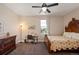 Bedroom with a window desk, bright walls, and carpet floors at 350 Andromeda Ln, Castle Rock, CO 80108