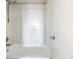 Clean bathroom with shower/tub combo at 3047 W 47Th Ave # 506, Denver, CO 80211