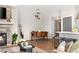 Dining area with wooden table and hardwood floors at 1440 Little Raven St # 204, Denver, CO 80202