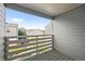 Balcony overlooking a peaceful neighborhood, perfect for enjoying the outdoors at 7665 E Eastman Ave # D304, Denver, CO 80231
