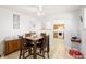 View of the dining room and an adjacent kitchen at 1173 Dallas St, Aurora, CO 80010