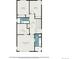 Third floor plan featuring multiple bedrooms, bathrooms and a walk-in closet layout at 8948 Delacorte St, Highlands Ranch, CO 80129