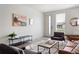 Bright and airy living room boasts sleek furniture, minimalist decor, and ample space for relaxation and entertainment at 1308 Stuart St, Denver, CO 80204