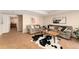 Cozy living room with two sofas, wood coffee table, and carpet at 13794 E Caley Dr, Englewood, CO 80111