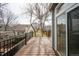 Enjoy this deck with a sliding glass door, perfect for outdoor entertaining and relaxation at 9630 W La Salle Ave, Lakewood, CO 80227