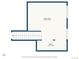Downstairs floor plan featuring the Gathering room and utility at 7720 Brown Bear Way, Littleton, CO 80125