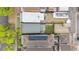 Aerial view of the house showing roof, yard, and surrounding neighborhood at 3045 Arapahoe St, Denver, CO 80205