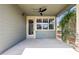 This cozy patio offers a ceiling fan and natural light, perfect for relaxing outdoors at 15392 W 49Th Ave, Golden, CO 80403