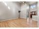 Bright and airy living room with high ceilings and natural light, showcasing an open floor plan at 1313 Jade Ln, Longmont, CO 80504