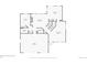 Floor plan detailing the layout of the first floor, including garage, living spaces, and office at 4099 Starflower Rd, Castle Rock, CO 80109