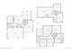 Detailed floor plan showcasing the layout of the first and second stories of the house at 4099 Starflower Rd, Castle Rock, CO 80109