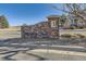 Welcoming brick community sign for Murphy Creek in a landscaped setting at 1897 S Buchanan Cir, Aurora, CO 80018